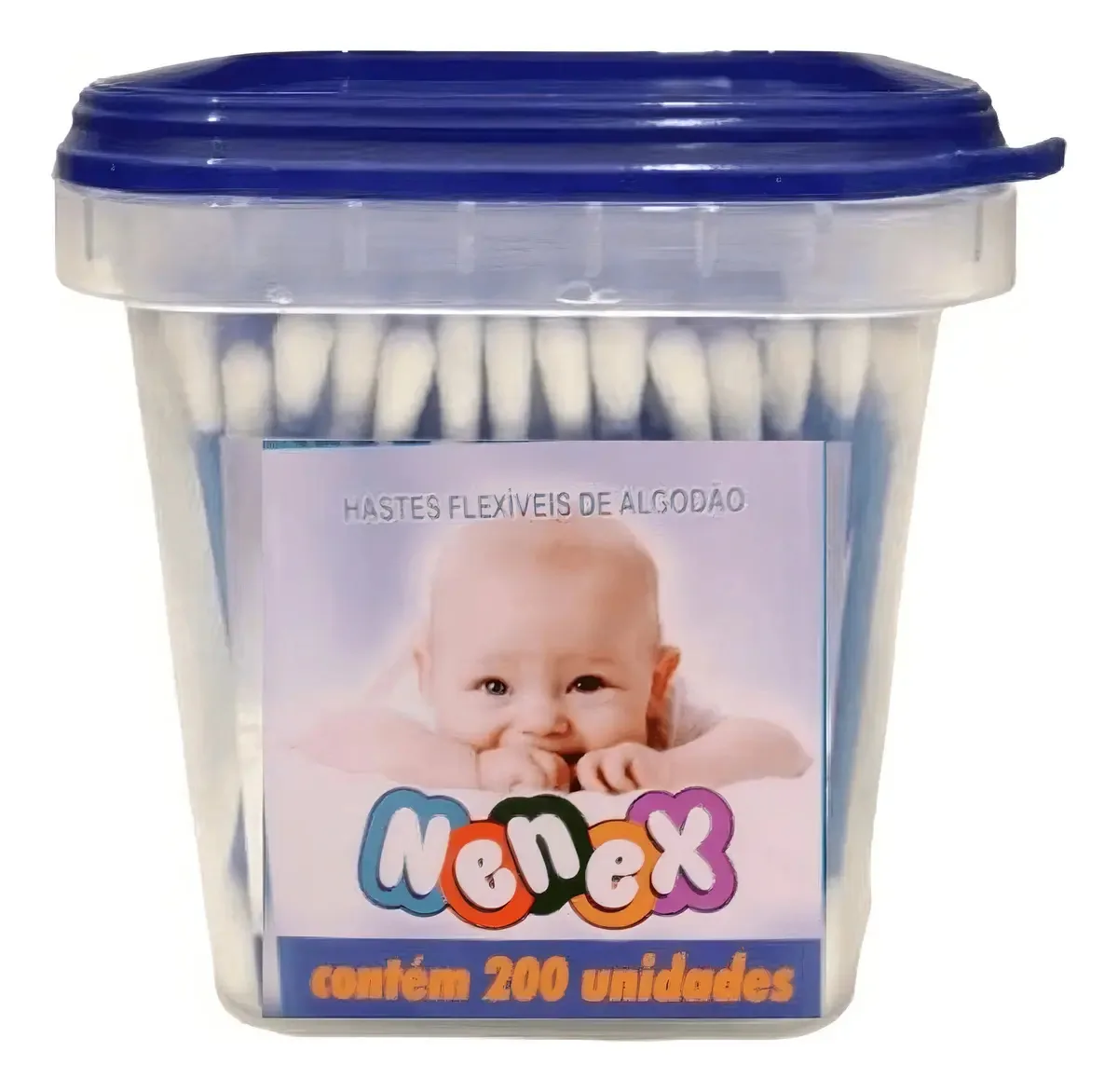 Hastes Flexiveis Cotton Confort C/ 200 Un