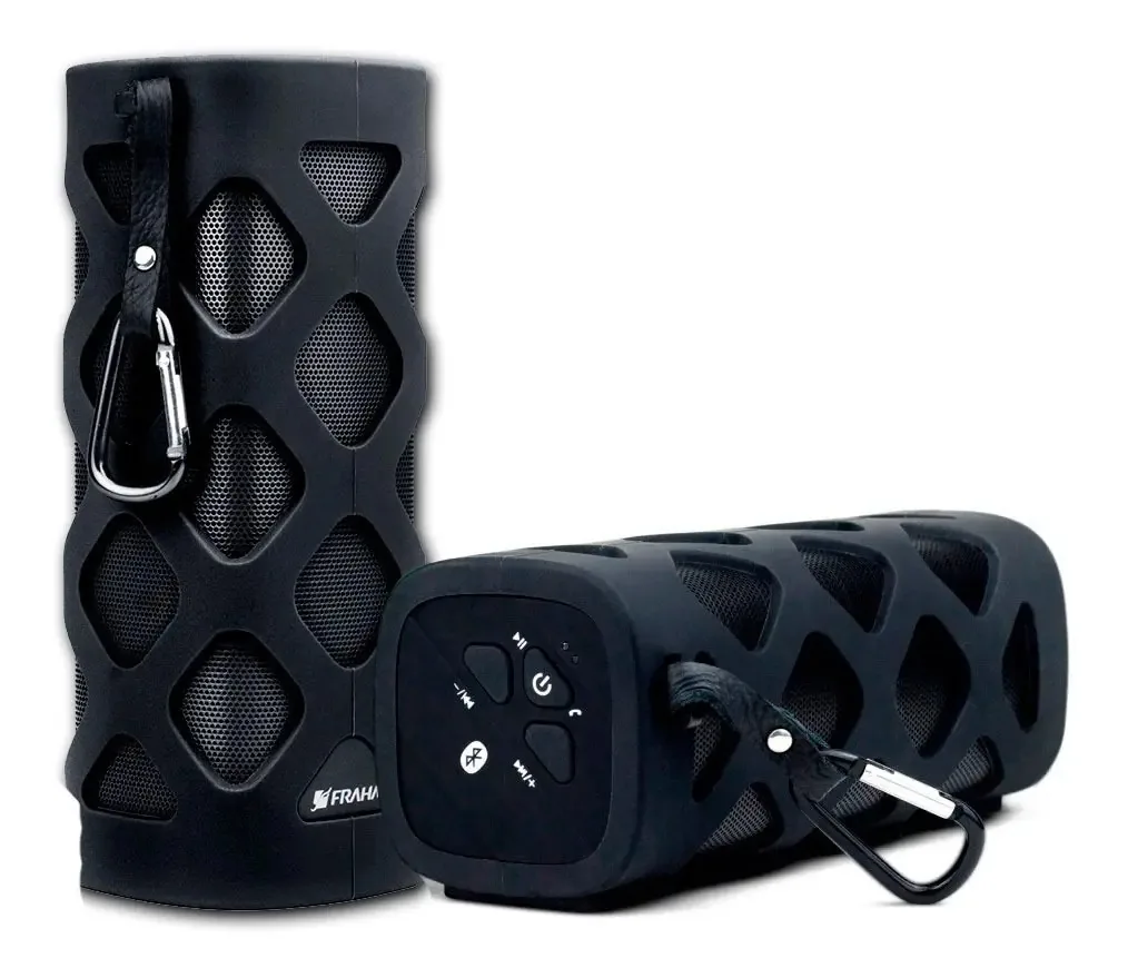 Caixa Som Portátil Bluetooth Preta Frahm Pop Box Similar Jbl
