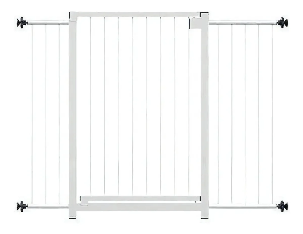 Portão MULTIGRADE Multiforma Preto Travamento por Pressão Ajustável 100cm