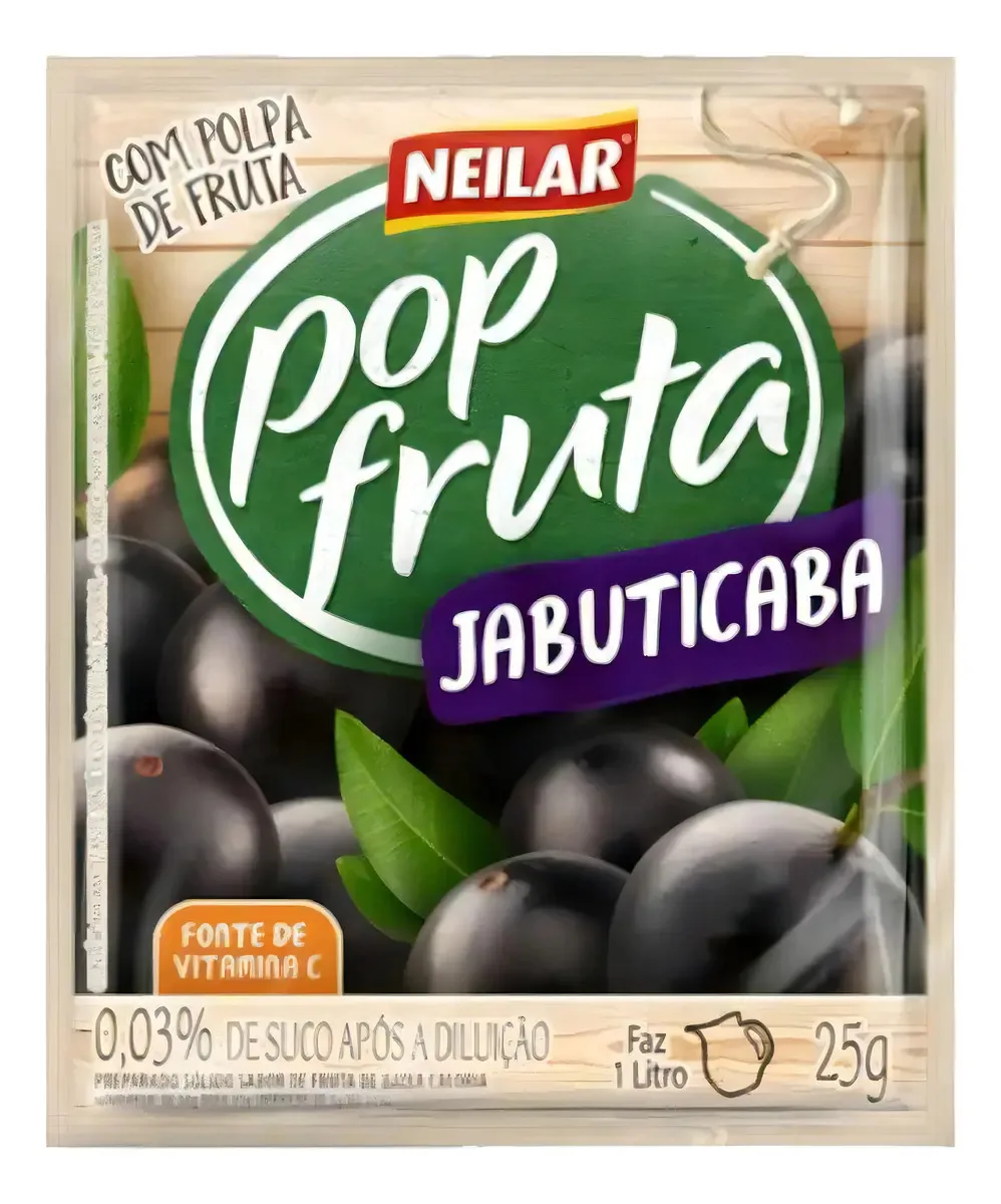 Refresco Pop Fruta Jabuticaba 30g Neilar