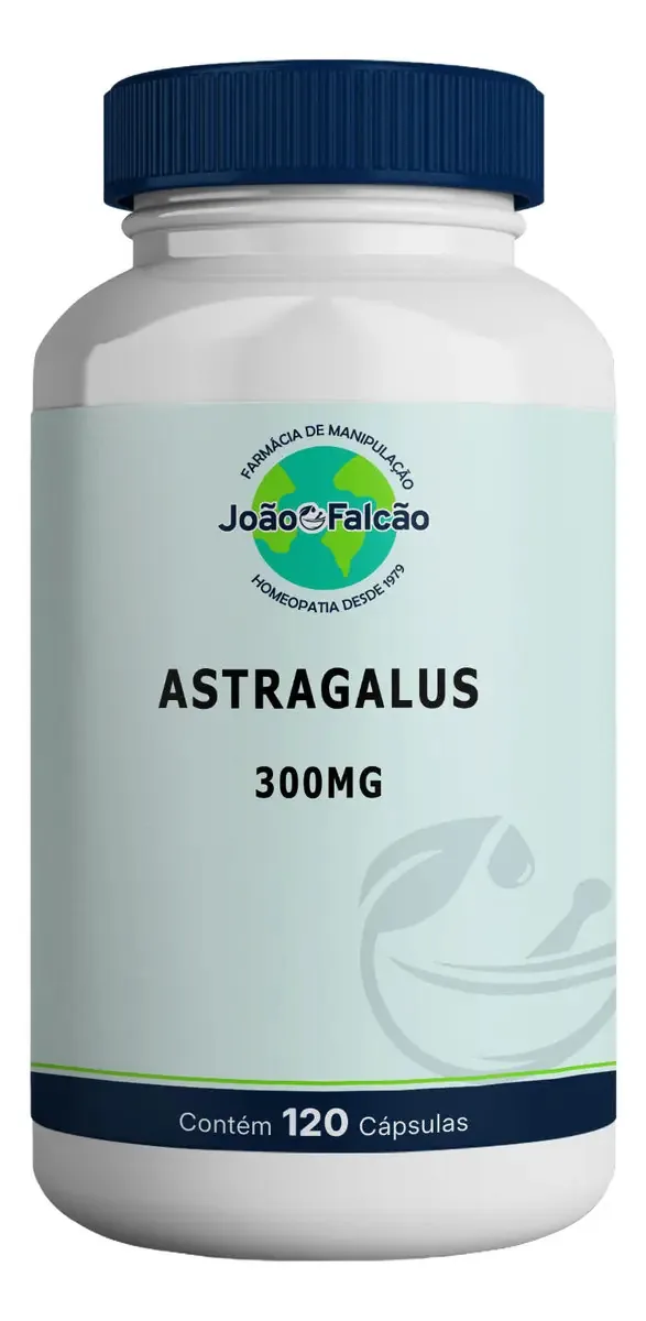 Astragalus 300mg 120 Cápsulas Sem Sabor Farmácia João Falcão