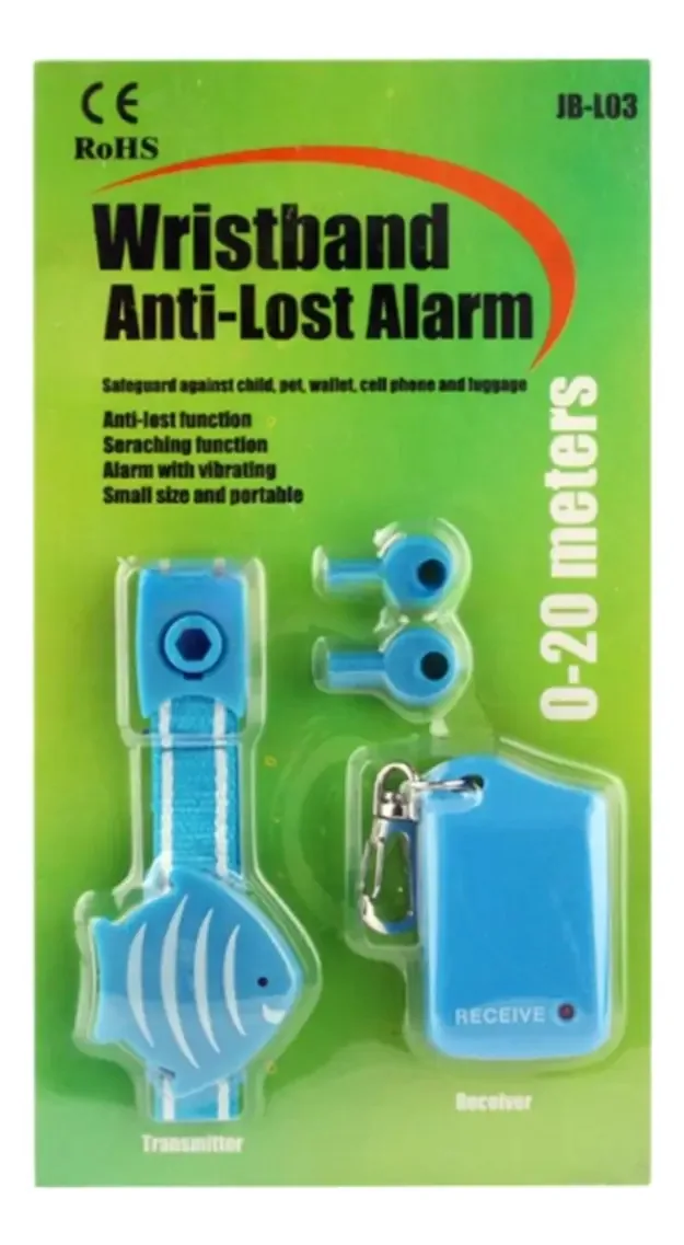 Pulseira Anti-perda Com Alarme Vibratório Para Crianças
