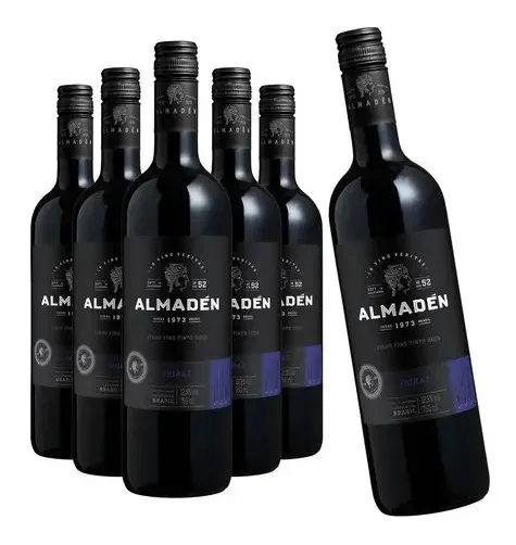 Kit 6 Vinhos Almadén Shiraz
