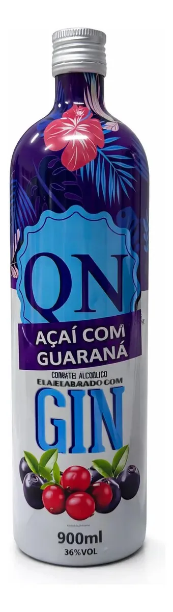 Gin Qn 900ml Acai C/guarana