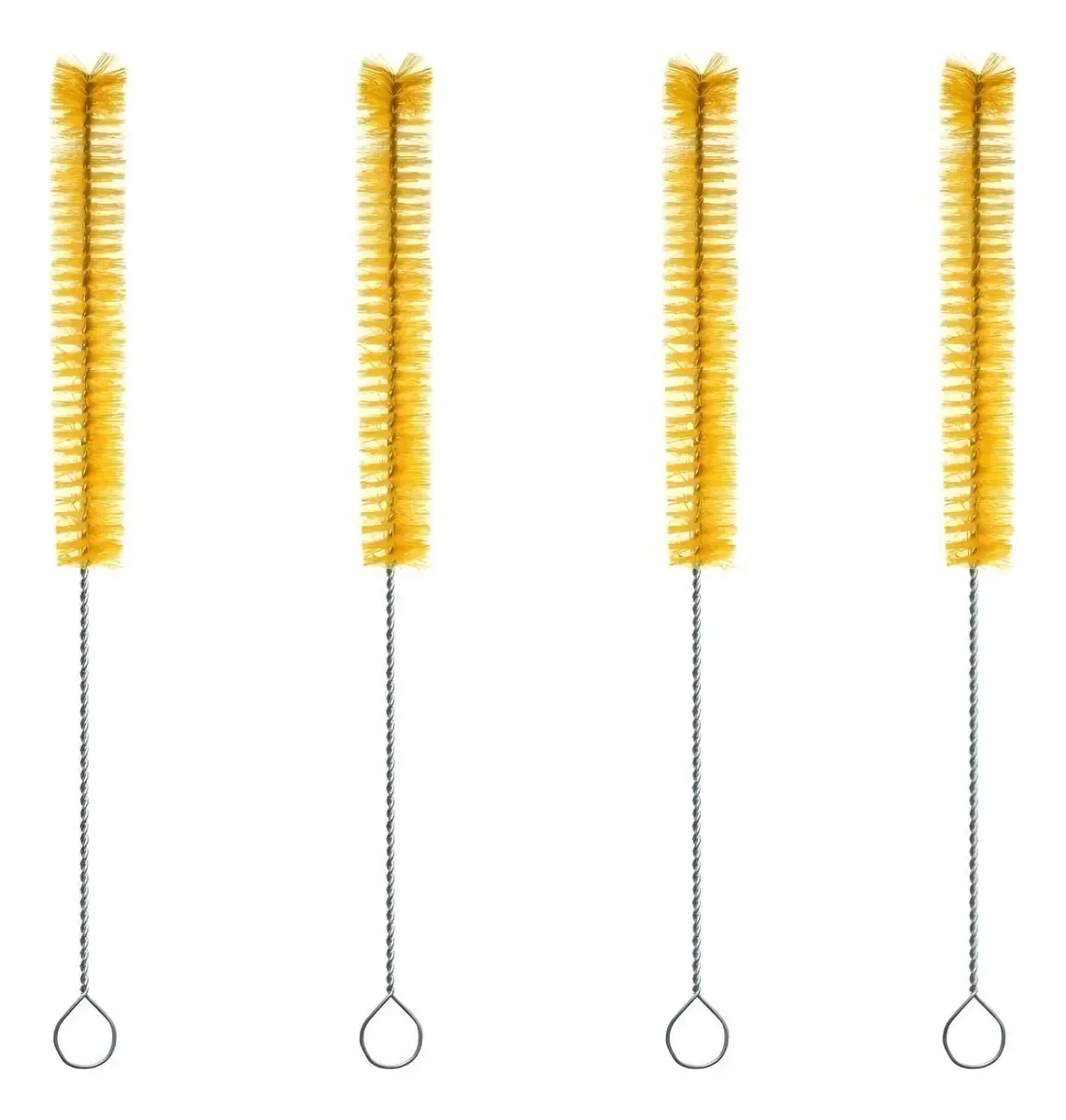 Escova Shangrila Nylon Colorido para Garrafas e Mamadeiras 28 cm Kit 4 Unidades