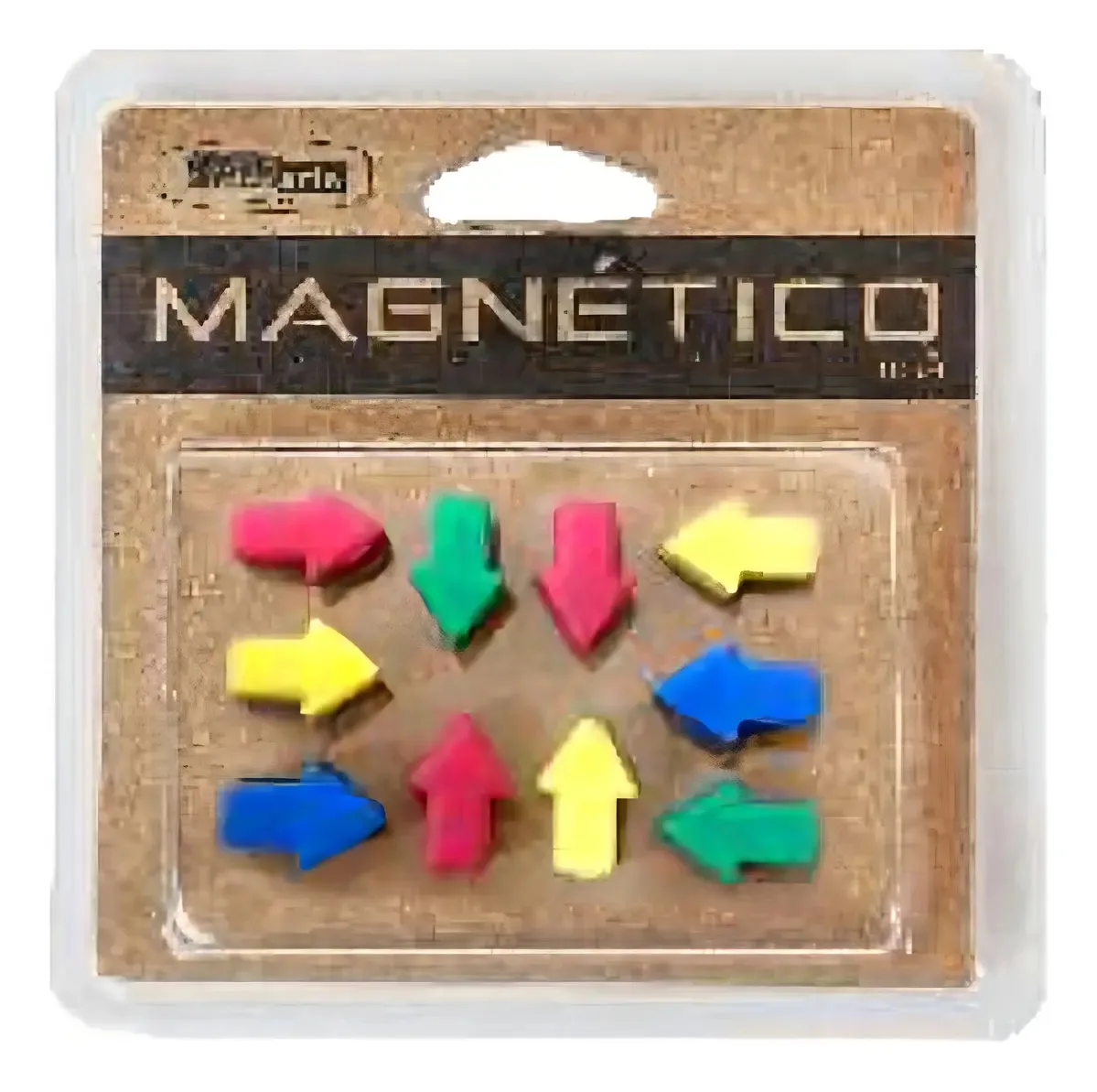 Kit Com 10 Unidades Imã Magnética P/ Recado Lousa Geladeira Cor Coloridos Seta