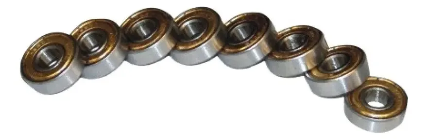 Kit 8 Rolamentos P/ Skate