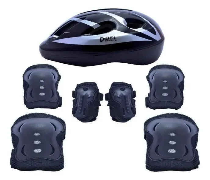 Kit Radical Protecao Com Capacete Eps (g) Preto