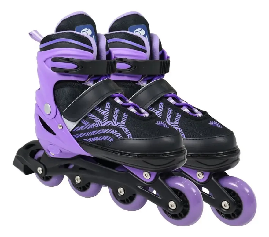 Patins Inline Bel Flexx 3.0 Roxo M (33-36)