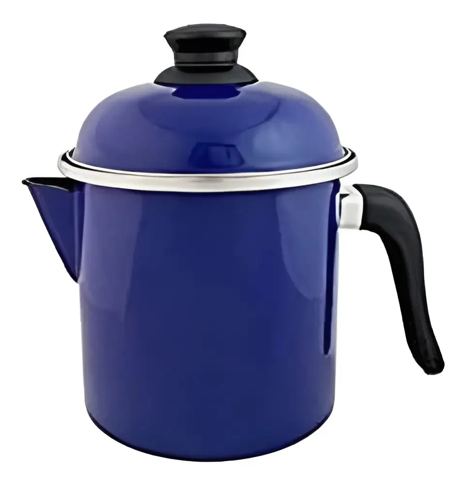 Leiteira Ewel 1.6L Esmaltada Azul-Escuro Compatível com Indução