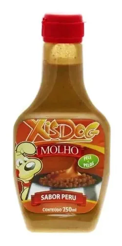 Molho Xisdog Para Cães Adultos E Filhotes Sabor Peru