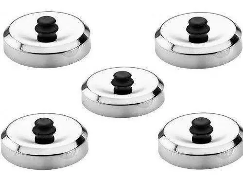 Kit 5 Abafadores De Hamburguer 16 Cm
