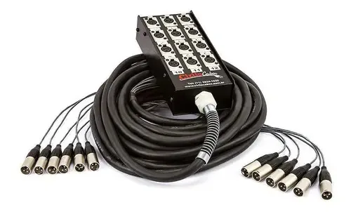 Medusa 12 Vias Montada Com Conectores Amphenol 25m