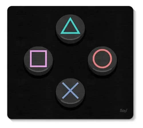 Mouse Pad Apoio Para Mouse 24x20 Estampa Playstation