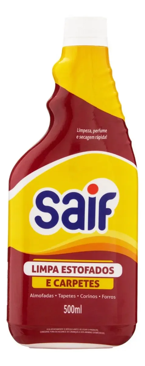 Limpa Estofados E Carpetes Líquido Saif Frasco 500ml