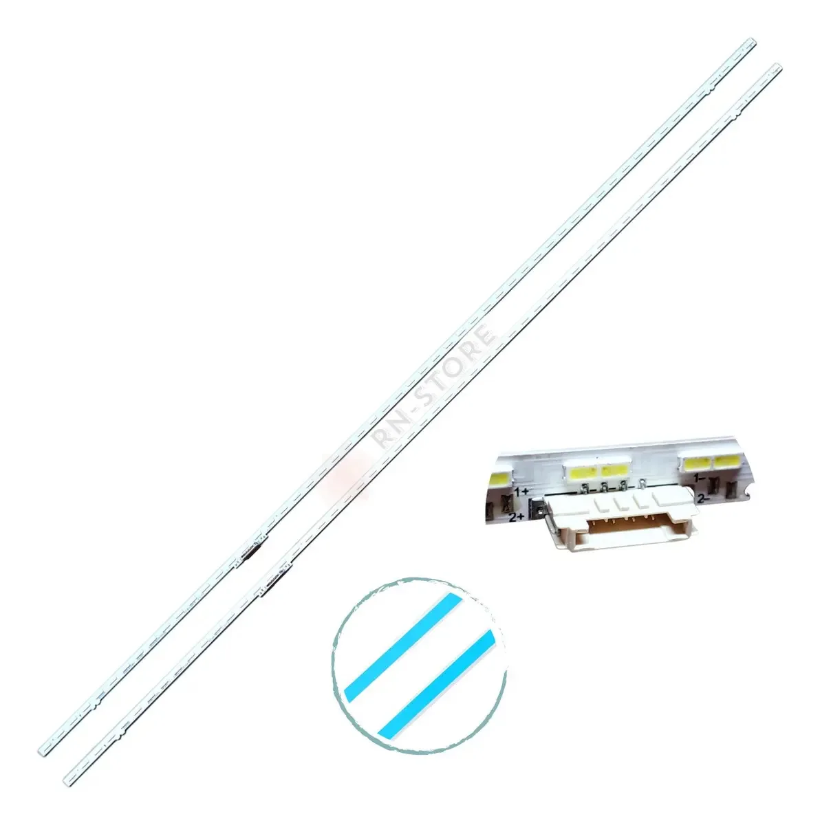 Kit 2 Barras De Led Un50bu8000 Un50bu8000g