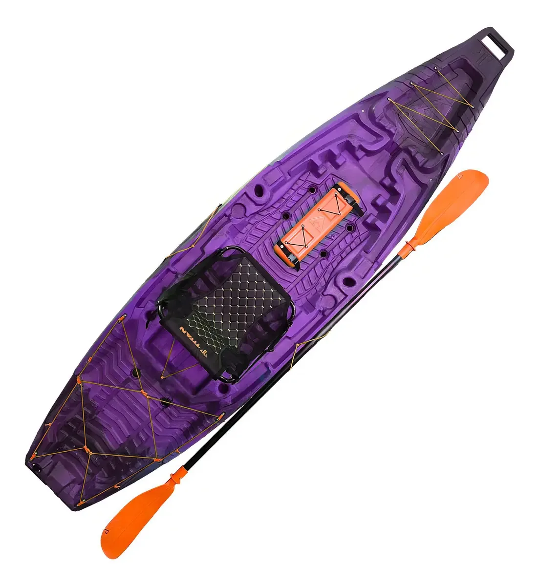 Caiaque Atlas de pesca com remo e cadeira Titan cor nebulosa