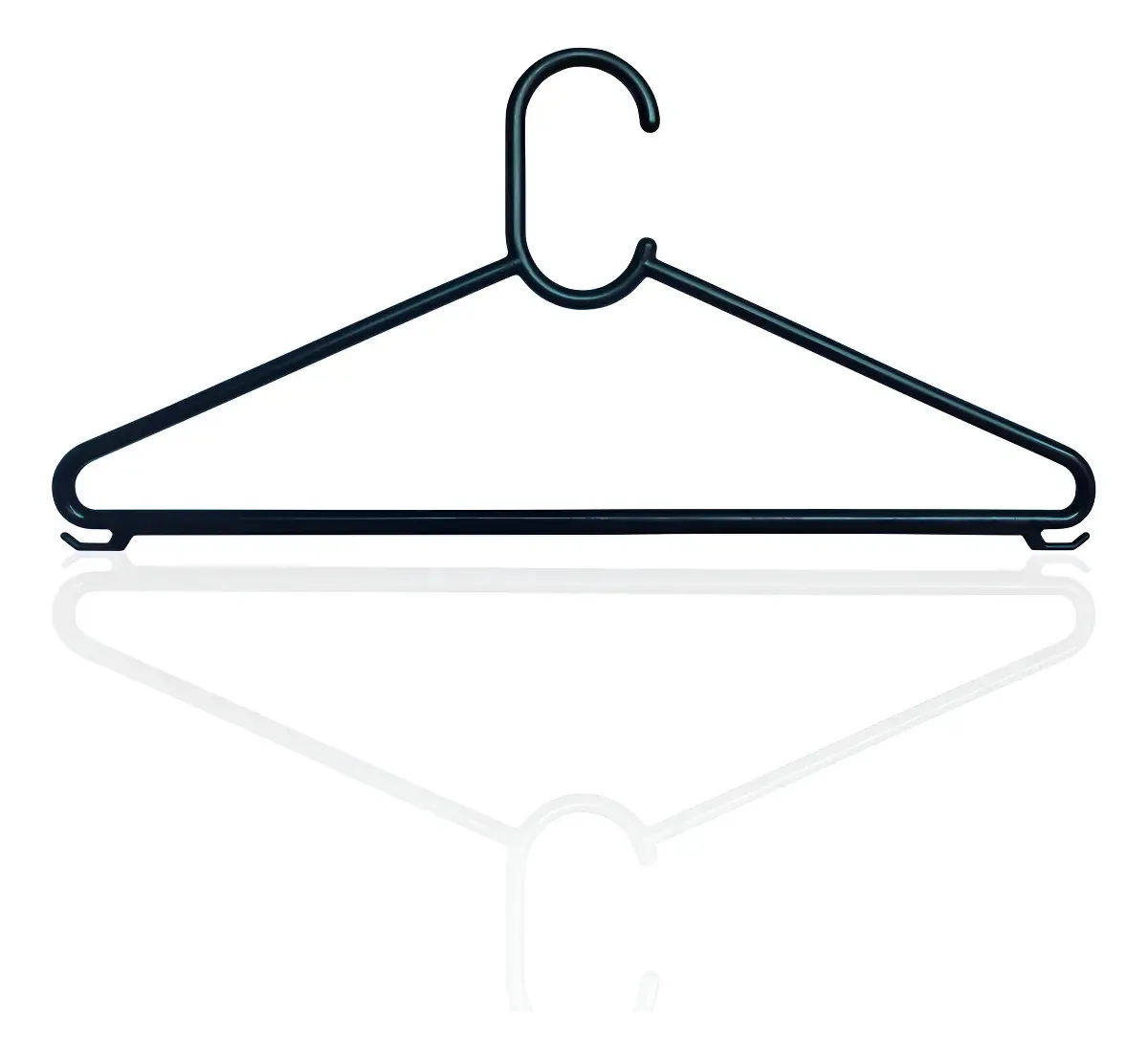 Kit Com 18 Cabides Preto - Pendurador De Roupas - Adulto