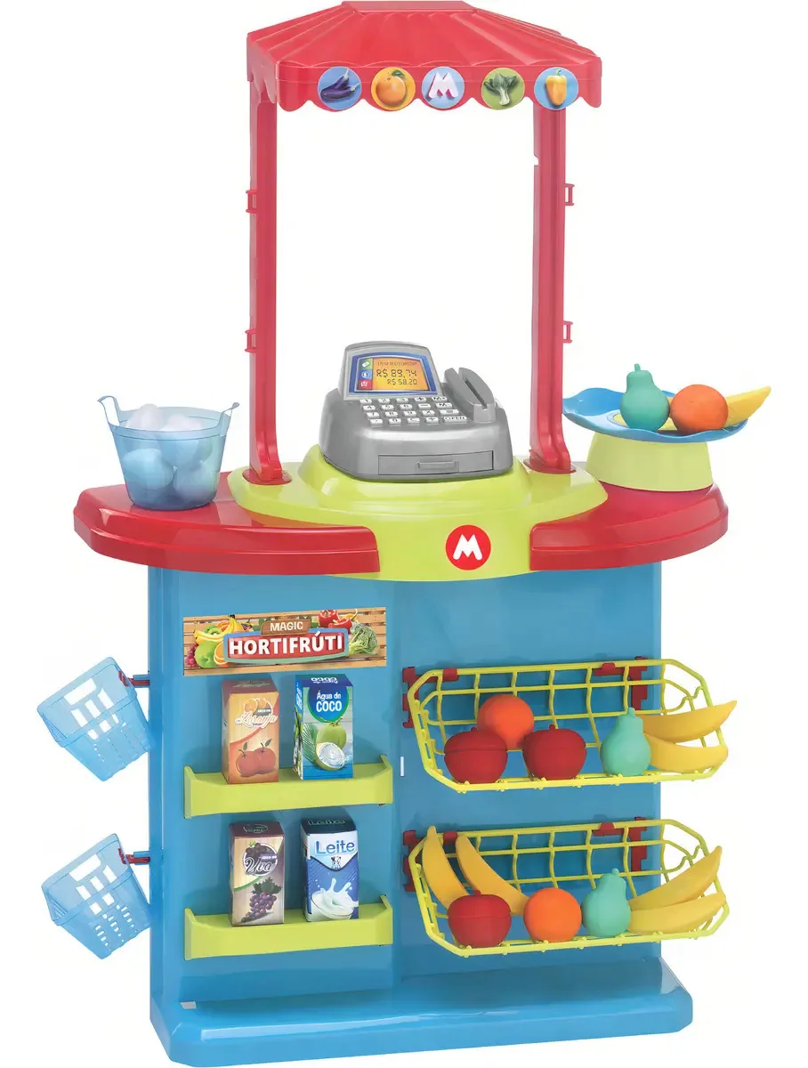 Feirinha Hortifruti De Brinquedo Magic Toys Rf 8091