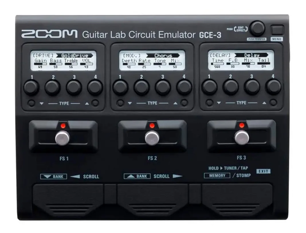 Interface De Áudio Zoom Gce-3 Guitar Lab Circuit Emulator