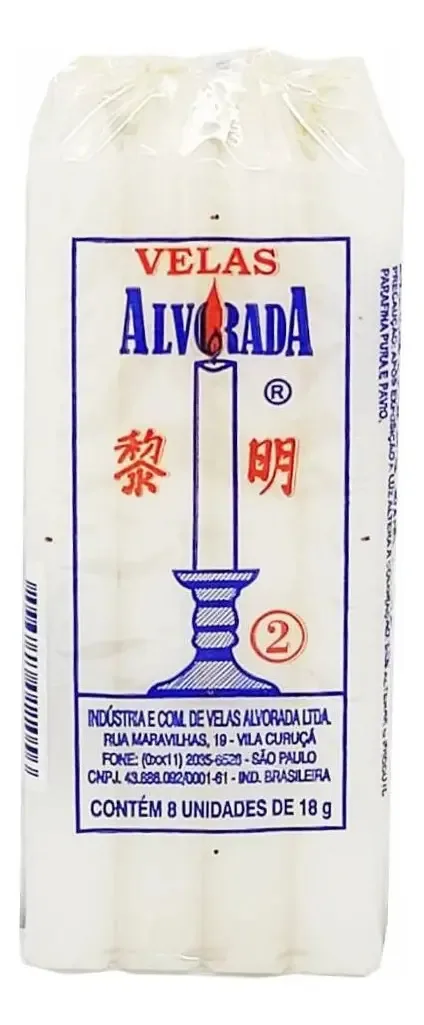 Vela Pequena N2 Alvorada 18g