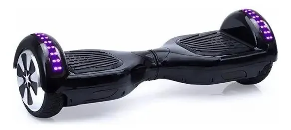 Hoverboard Infantil Skate Elétrico Bluetooth - Preto Nº62