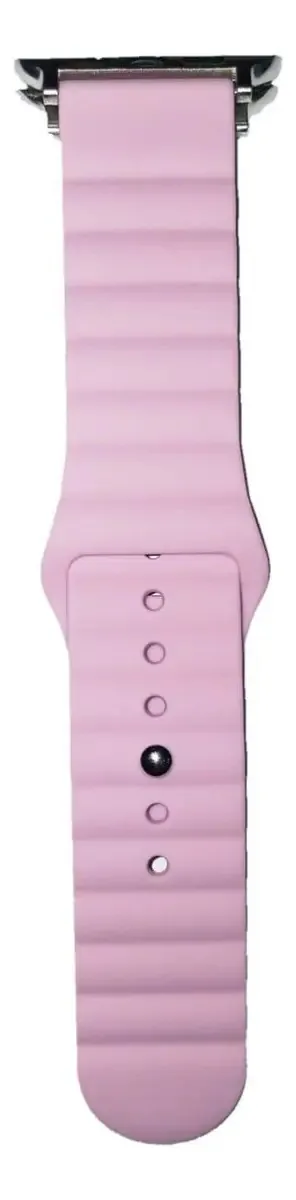 Pulseira Emborrachad Enrugada Para Smartwatch- Lilás