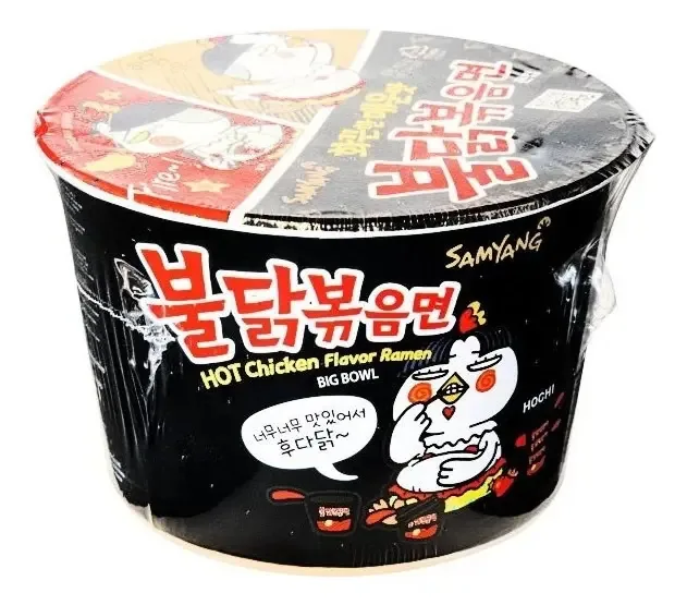 Cup Noodle Coreano Samyang Big Bowl Sabor Hot Chicken 105g
