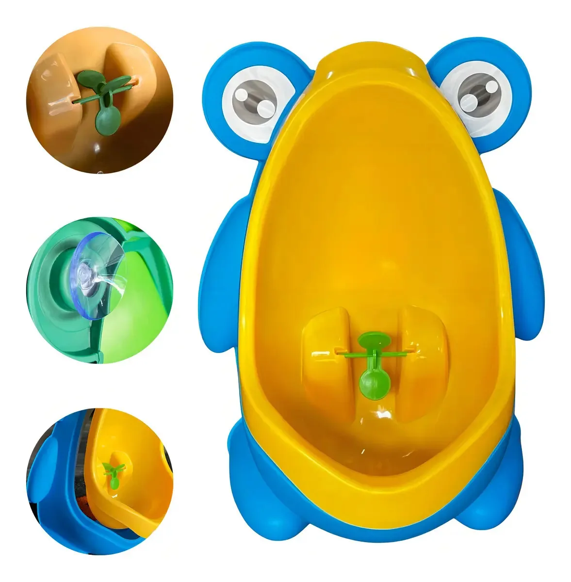 Mictório Penico Infantil Sapinho Menino Desfralde Resistente Cor Azul