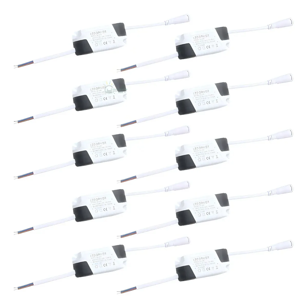Kit 10 Drivers Reator YFCT para Painel Led 25W Bivolt