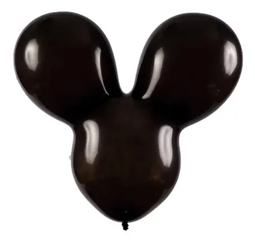 Balao Mouse Family Peq 10 Preto C/12 Art Lat