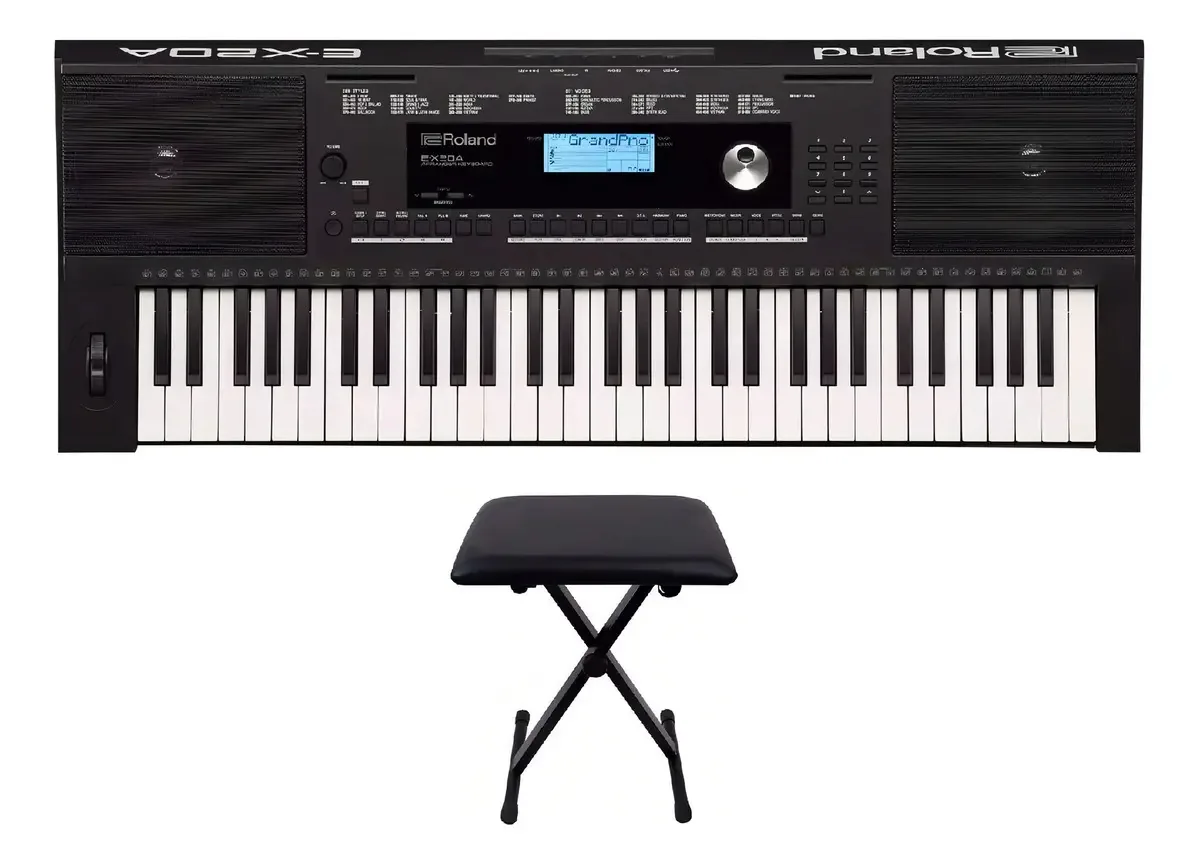 Teclado Roland E-x20a Com Banqueta Kit