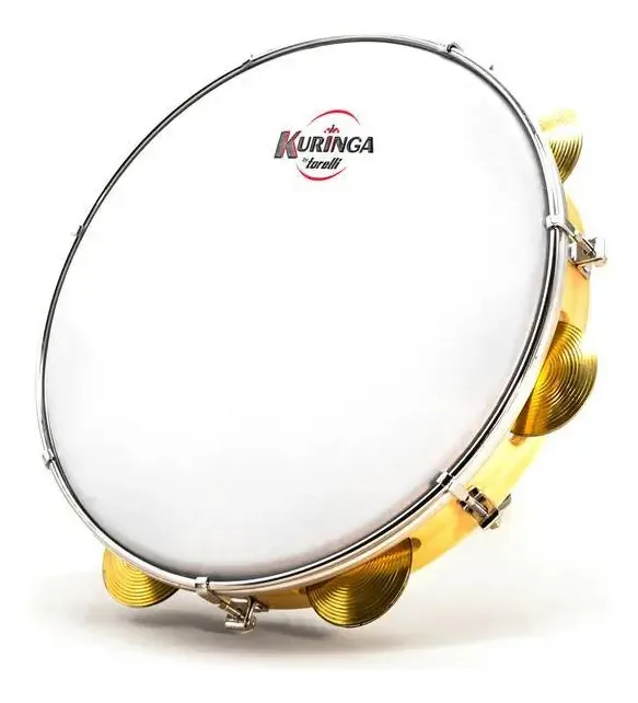 Pandeiro Kuringa 10'' Formica Natural - Torelli