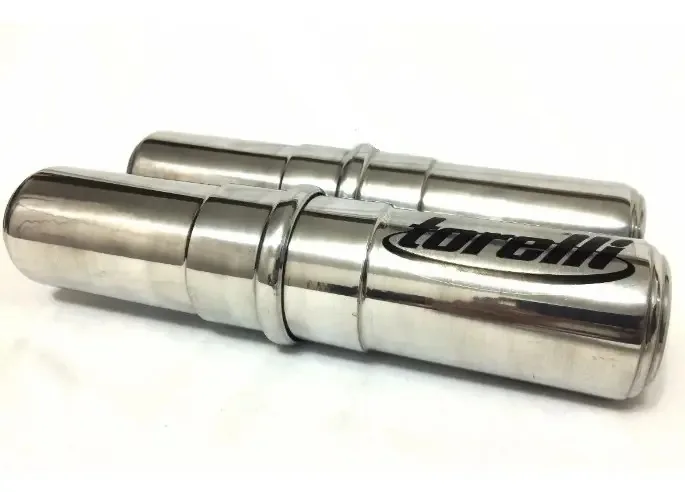 Ganzá De Alumínio Duplo Polido 275mm - Torelli Tg560