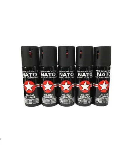 Kit 5 Spray De Pimenta 60 Ml Defesa Pessoal Homem E Mulher