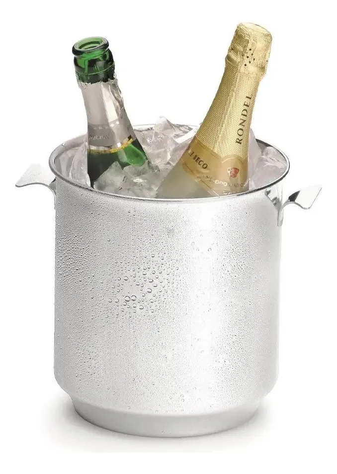 Champanheira Forma de Aço Inox 4,5L para Gelo e Bebidas