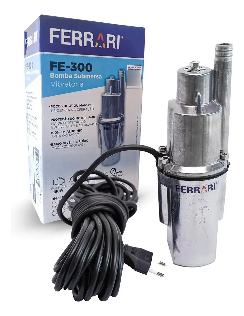 Bomba Submersa Vibratoria Ferrari Fe-300 -