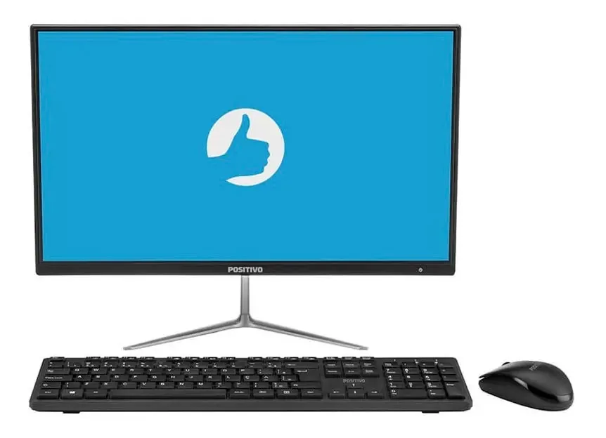All In One Positivo Union C4500ai Intel® Celeron Linux 21.5 Cor Preto