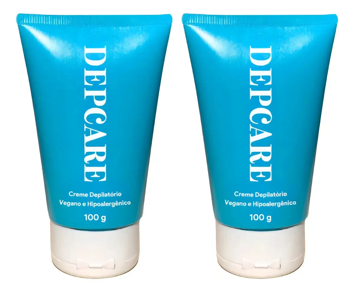 Depcare 2 Uni Com Creme Depilatório Vegano