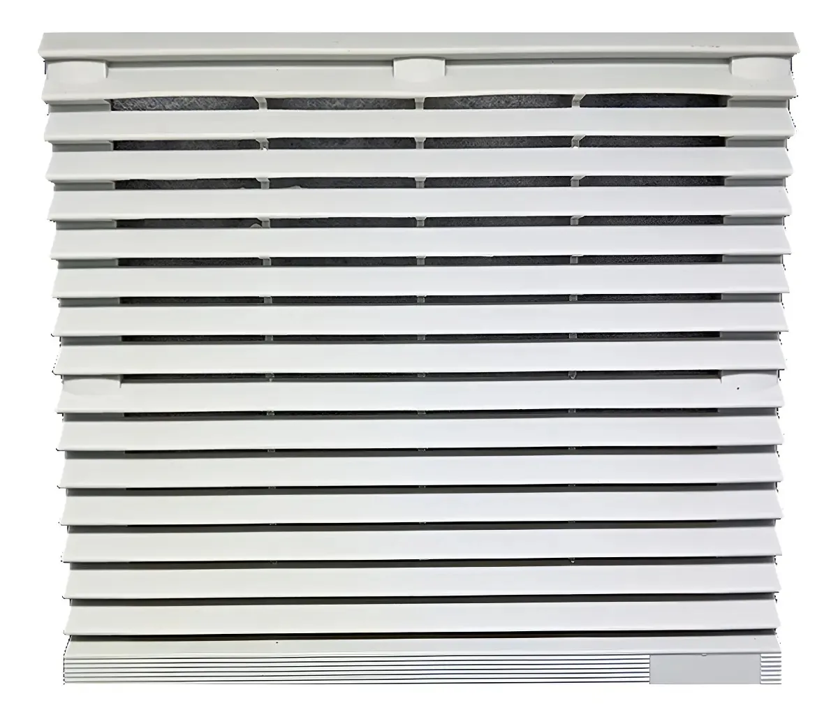 Grade Grelha Ventilação Painel Elétrico Itc C Filtro 20x20cm Cinza