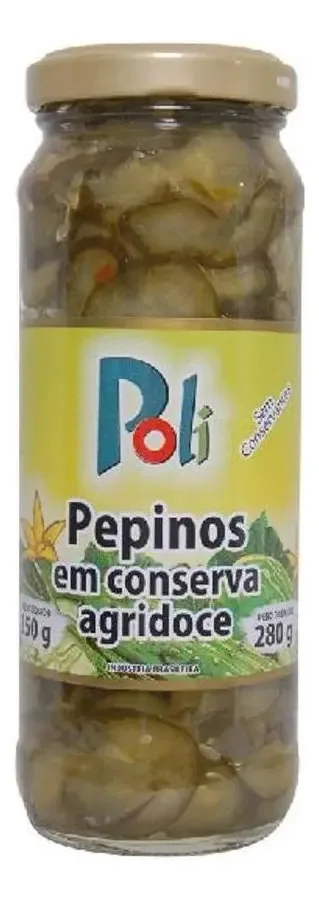 Pepino Poli Em Conserva Agridoce 280g