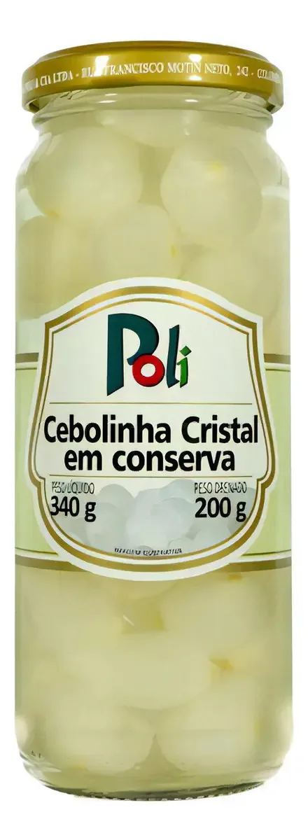 Cebolinha Cristal Em Conserva Poli 200g