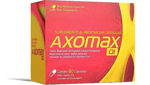 Suplemento Alimentar Em Cápsulas Axomax Qi 60cap Sabor Sem sabor