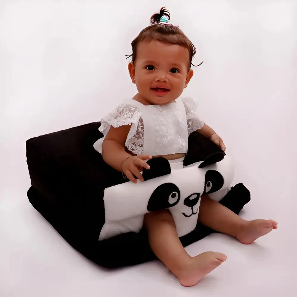 Cadeirinha De Bebê - Sofazinho Para Sentar Luckbaby Panda Animais