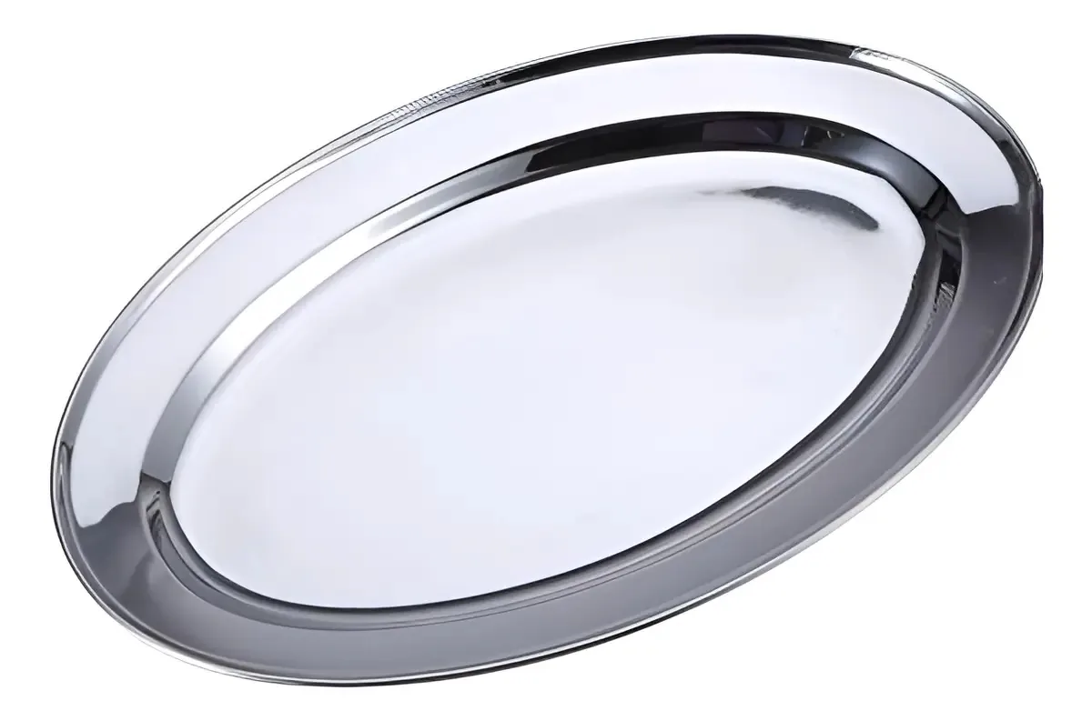 Bandeja Oval Inox Bene Casa 20cm