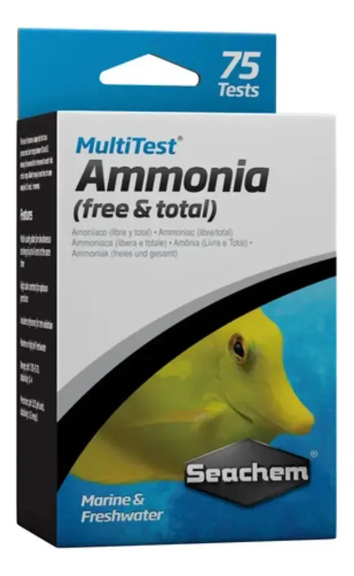 Seachem Multitest Ammonia 75 Testes