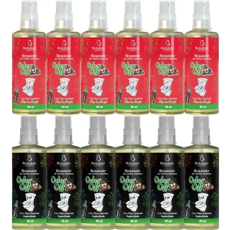 Atacado 12 Bloqueador De Odores Sanitários 50ml Do Nº2