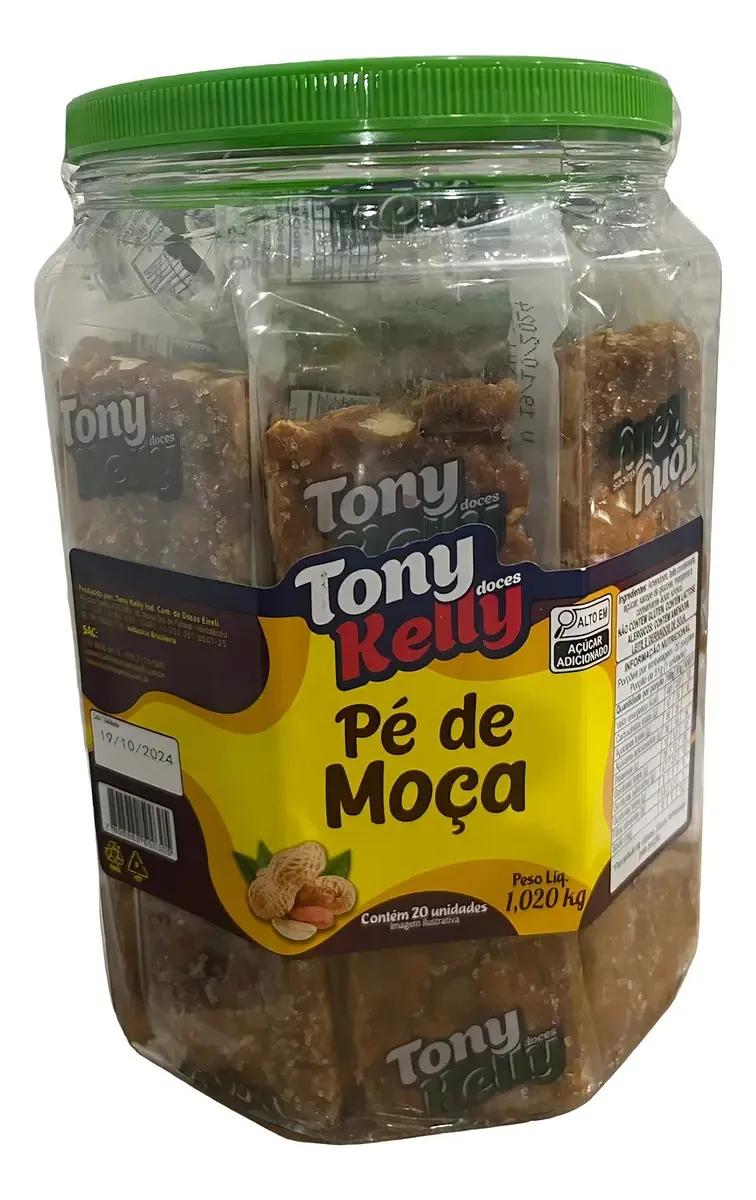 Doce Tonykelly Pe De Moca Pote 1,2kg