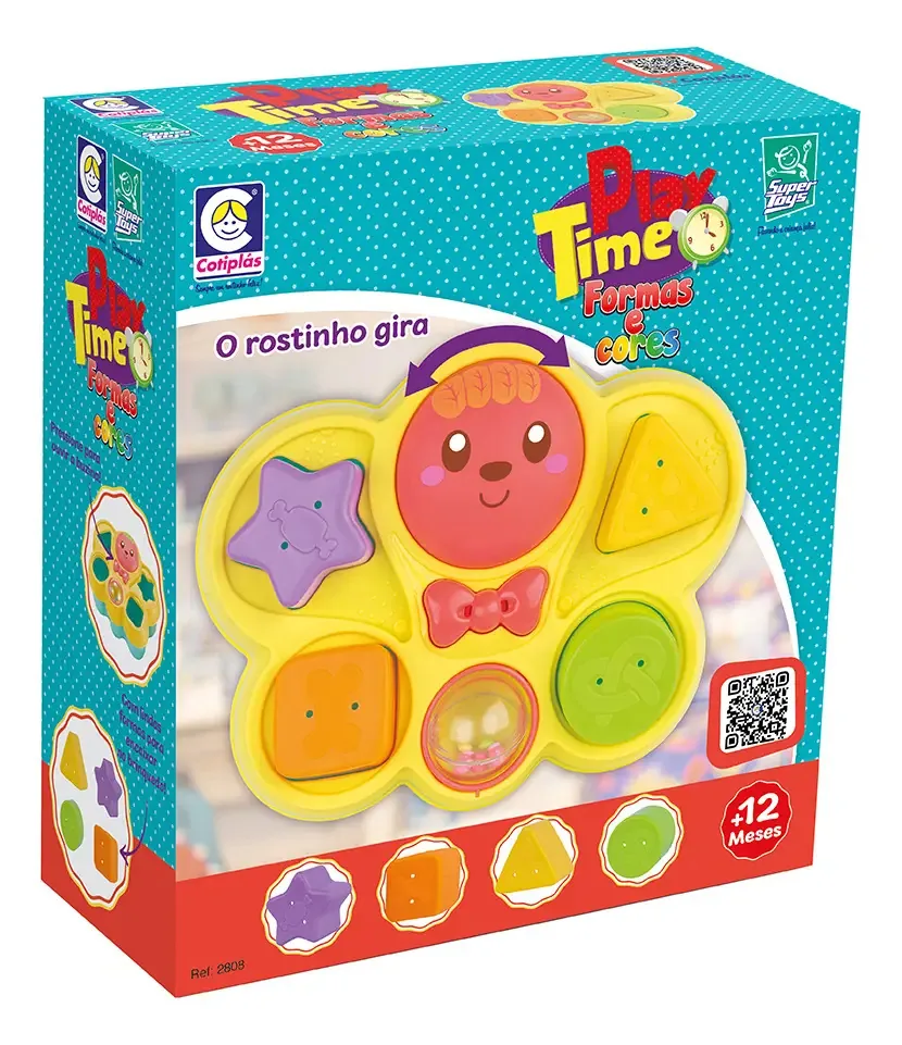 Brinquedo Play Time Formas E Cores