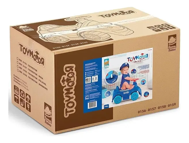 Brinq.toymotor Policia Azul